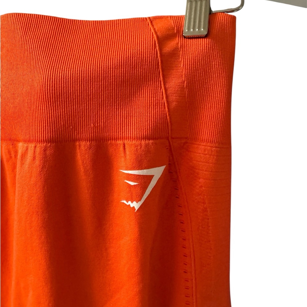 Gymshark Orange Leggings Athletic Performance - Picture 3 of 5